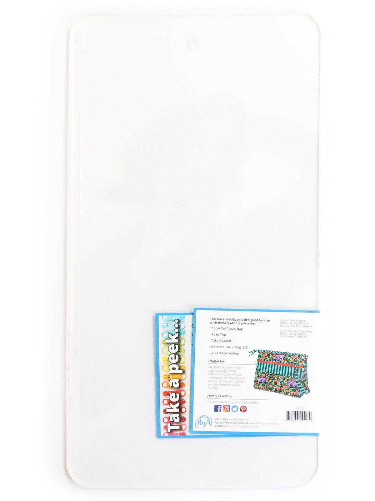 Bag Base Stabliser 7.75 x 14.75 inches sewing and quilting product