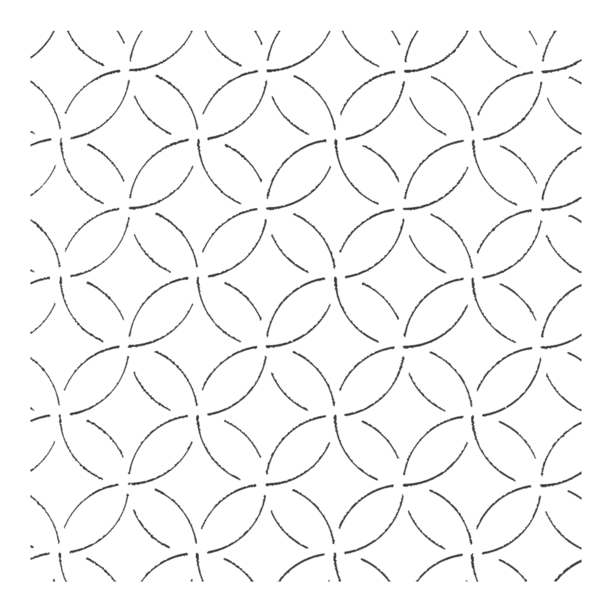 Quilt Stencil Connected Cloisonne for precise cutting, marking and patchwork