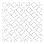 Quilt Stencil Connected Cloisonne for precise cutting, marking and patchwork
