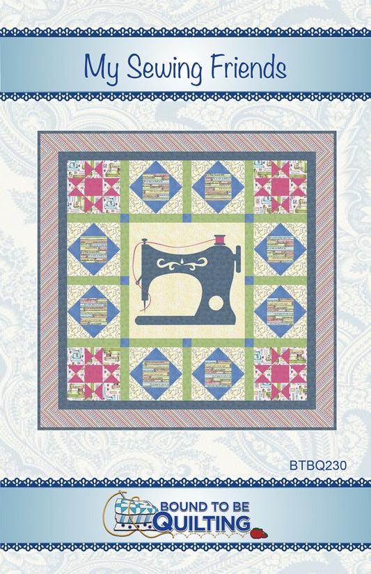 My Sewing Friends Wall Hanging Pattern , quilting and craft projects