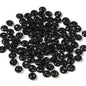Buttons 3 mm for Crafting - Black 10pk for garments, sewing and craft projects