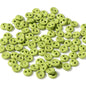 Buttons 3 mm for Crafting - Lime Green for garments, sewing and craft projects