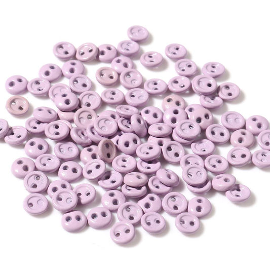 Buttons 3 mm for Crafting - Lavender for garments, sewing and craft projects
