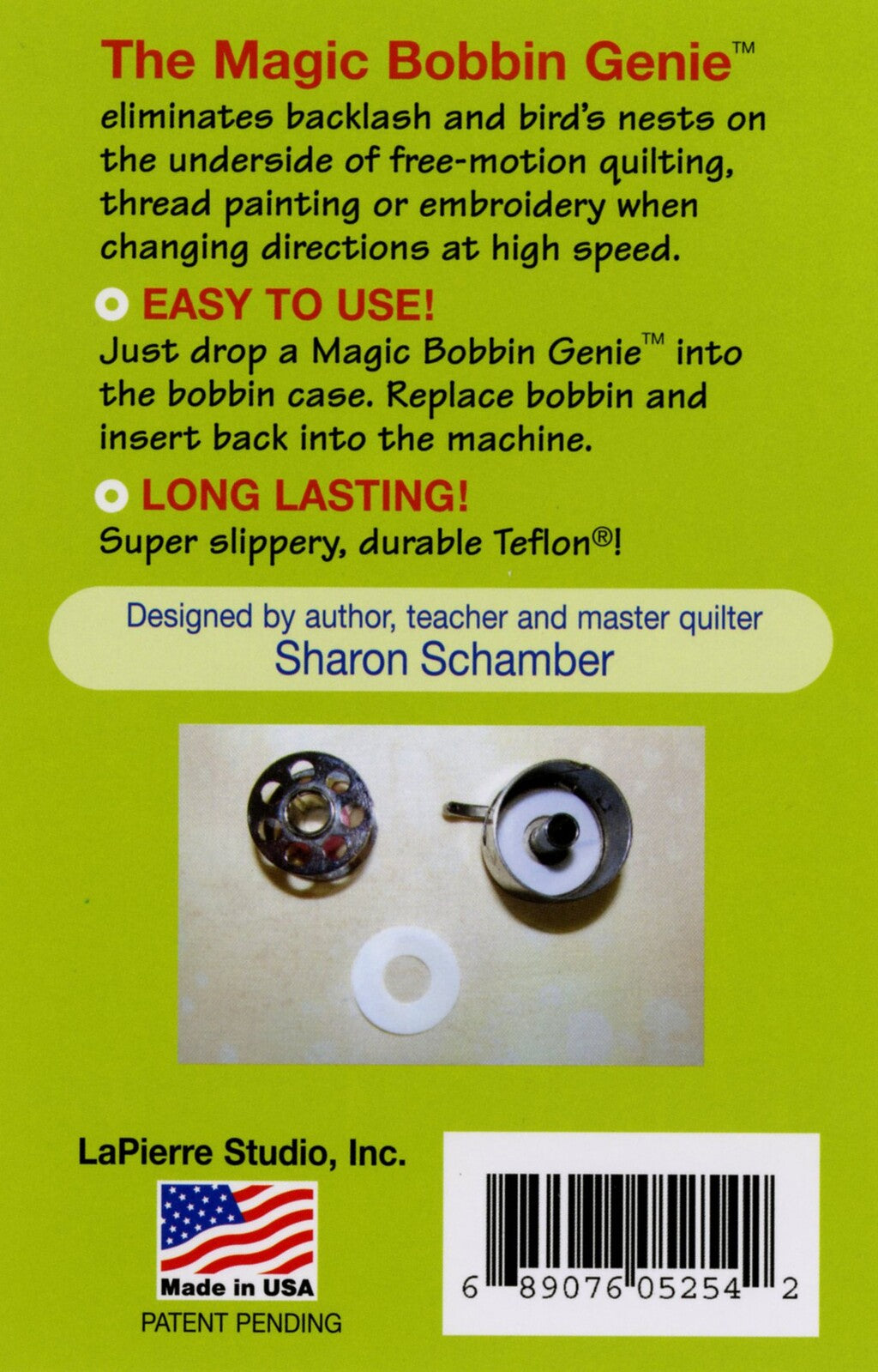 Little Genie Magic Bobbin Washers Snap In machine threading and quilting