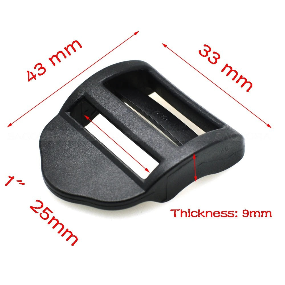 Belting Adjusters - 25 mm for bag straps, bag making and sewing projects