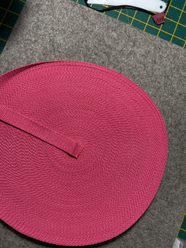 Cotton Belting 1-1/4in - Fuchsia
