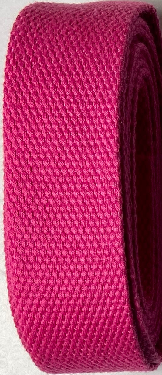 Cotton Belting 1-1/4in - Hot Pink