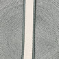 Belting 32 mm wide - Off White with Thin Dark Green Zigzag Stripes for bag straps, bag making and sewing projects
