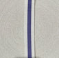 Belting 32 mm wide - Off White with Lavender Stripe for bag straps, bag making and sewing projects