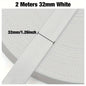 White Belting - 32 mm Wide x 2 Yards for bag straps, bag making and sewing projects