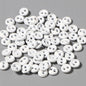 Buttons Mini 4 mm - 2 Hole White Colour for garments, sewing and craft projects