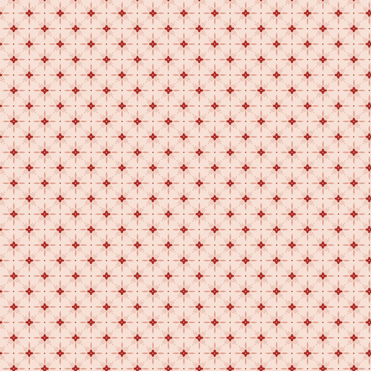 Christmas Greetings - Twinkle Pink | 1 Yard Cut