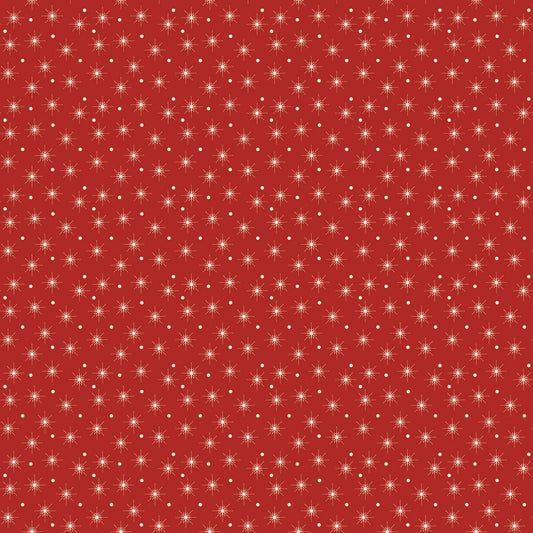Christmas Greetings - Lights Red | 1 Yard Cut