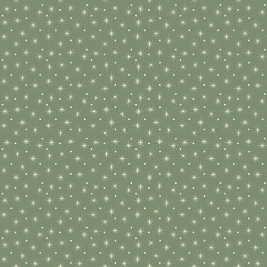 Christmas Greetings - Lights Spruce | 1 Yard Cut