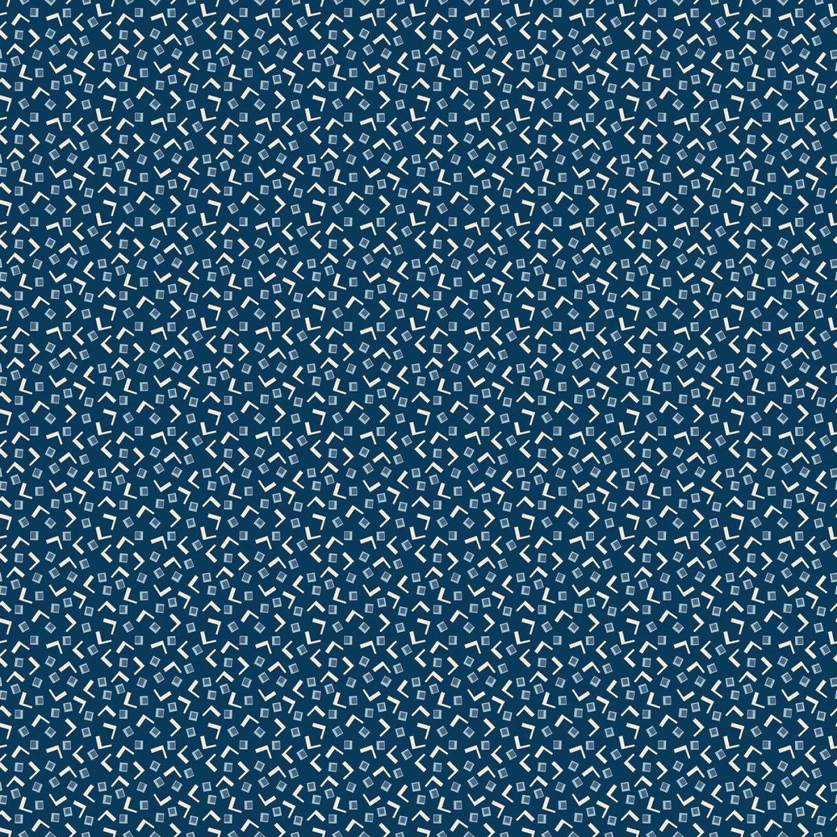 Denim & Daisy - Tiny Squares Oxford Blue