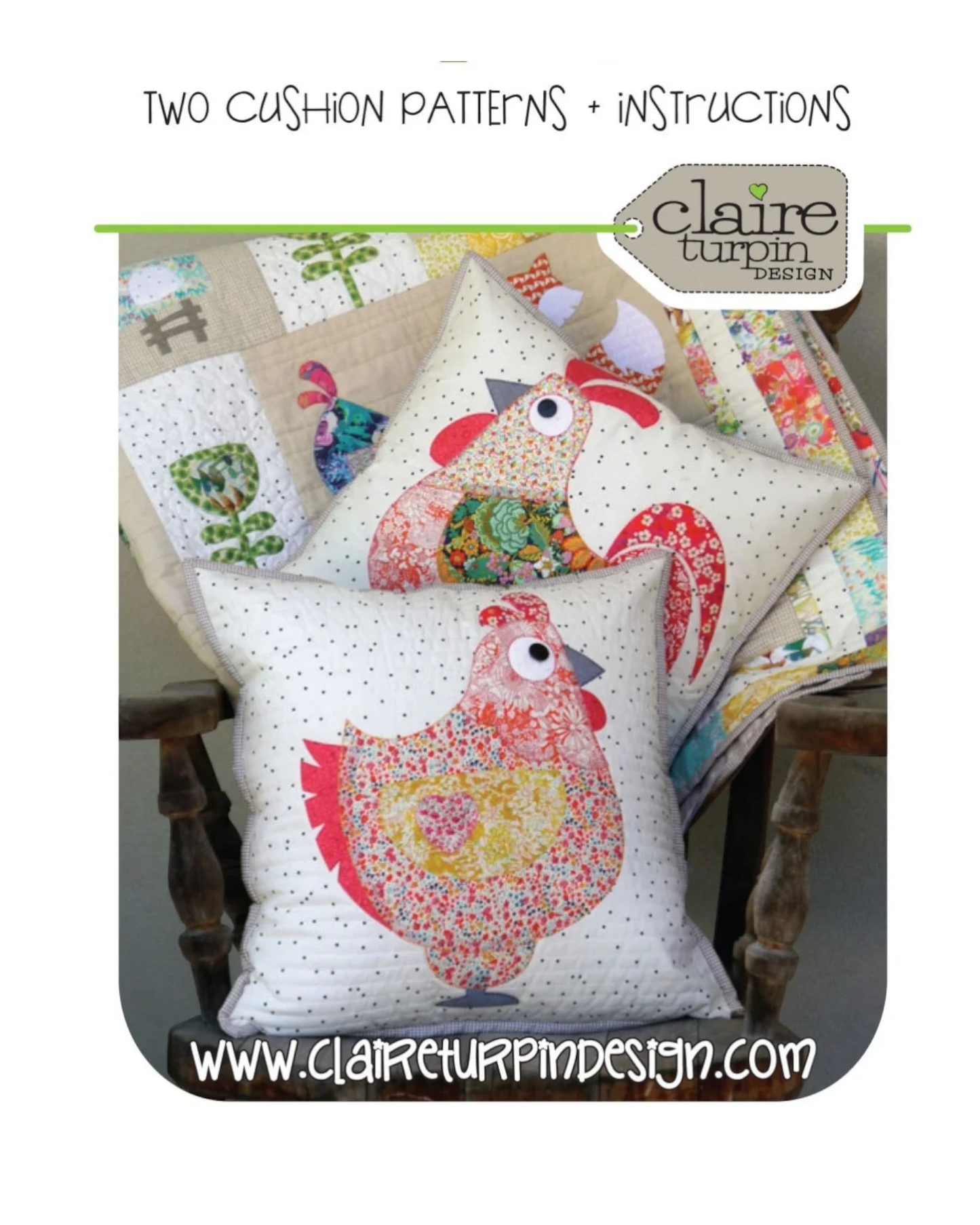 Chooks Cushion Pattern