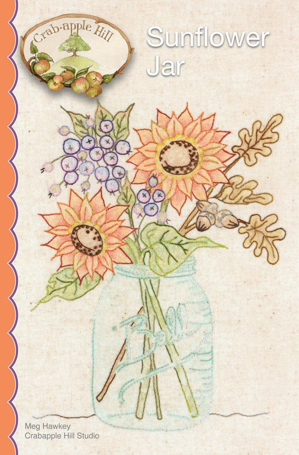 Sunflower Jar Stitchery sewing and quilting product