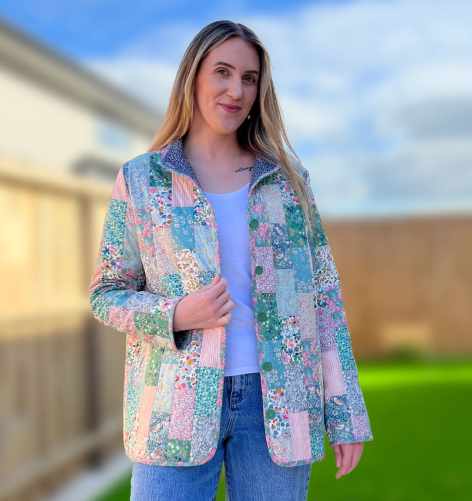 Laura Jacket Plus Sizes Pattern XL to 6XL – project example 1