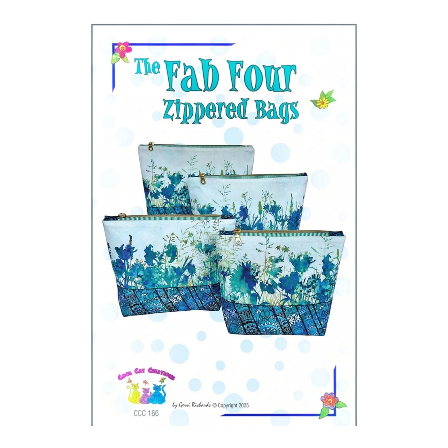 The Fab Four Zippered Bags Pattern