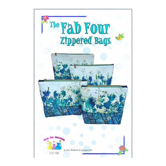The Fab Four Zippered Bags Pattern