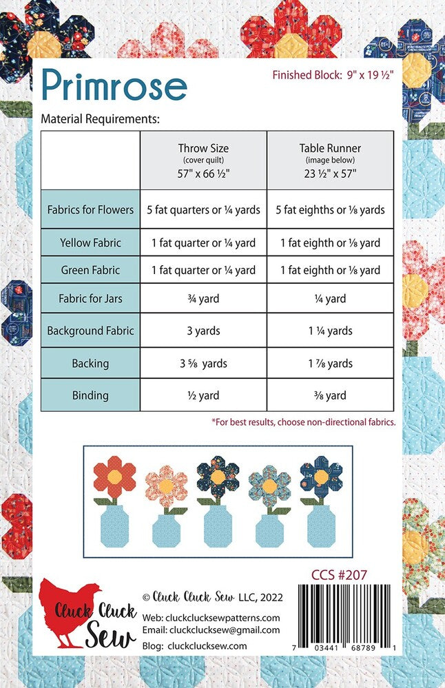 Primrose Quilt Pattern , quilting and craft projects