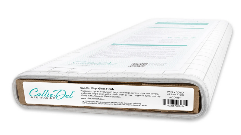 Callie Del Vinyl Matte 432 mm wide for bag making, sewing and craft projects