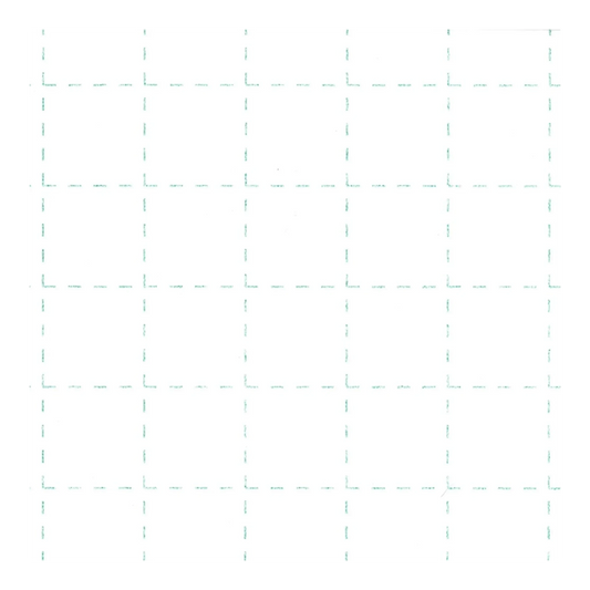 Callie Del Non-Woven Lightweight Fusible 2in Quilter's Grid Interfacing 48in wide