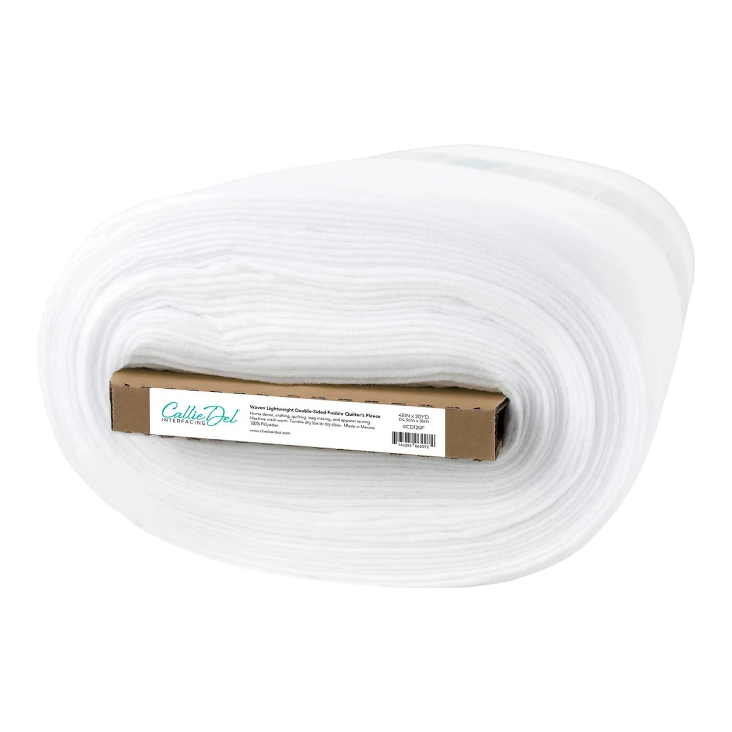Woven Lightweight Double Sided Fusible Quilters Fleece 45in