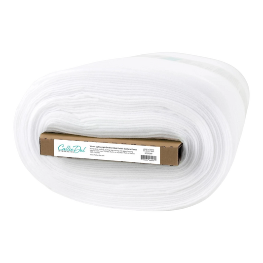 Woven Lightweight Double Sided Fusible Quilters Fleece 45in
