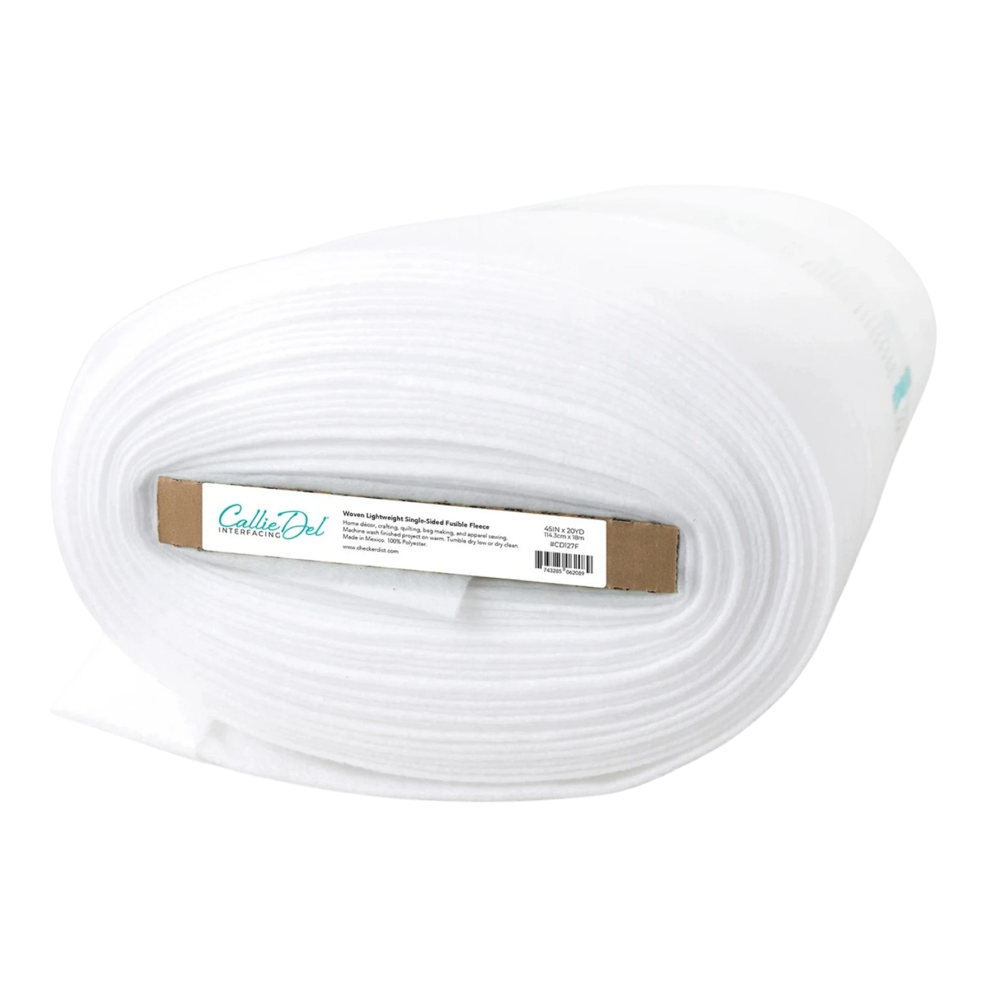 Callie Del Woven Lightweight Single Sided Fusible Fleece 45in