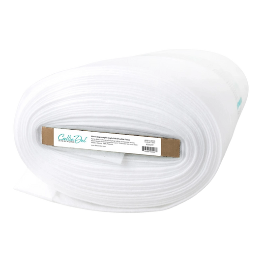 Callie Del Woven Lightweight Single Sided Fusible Fleece 45in