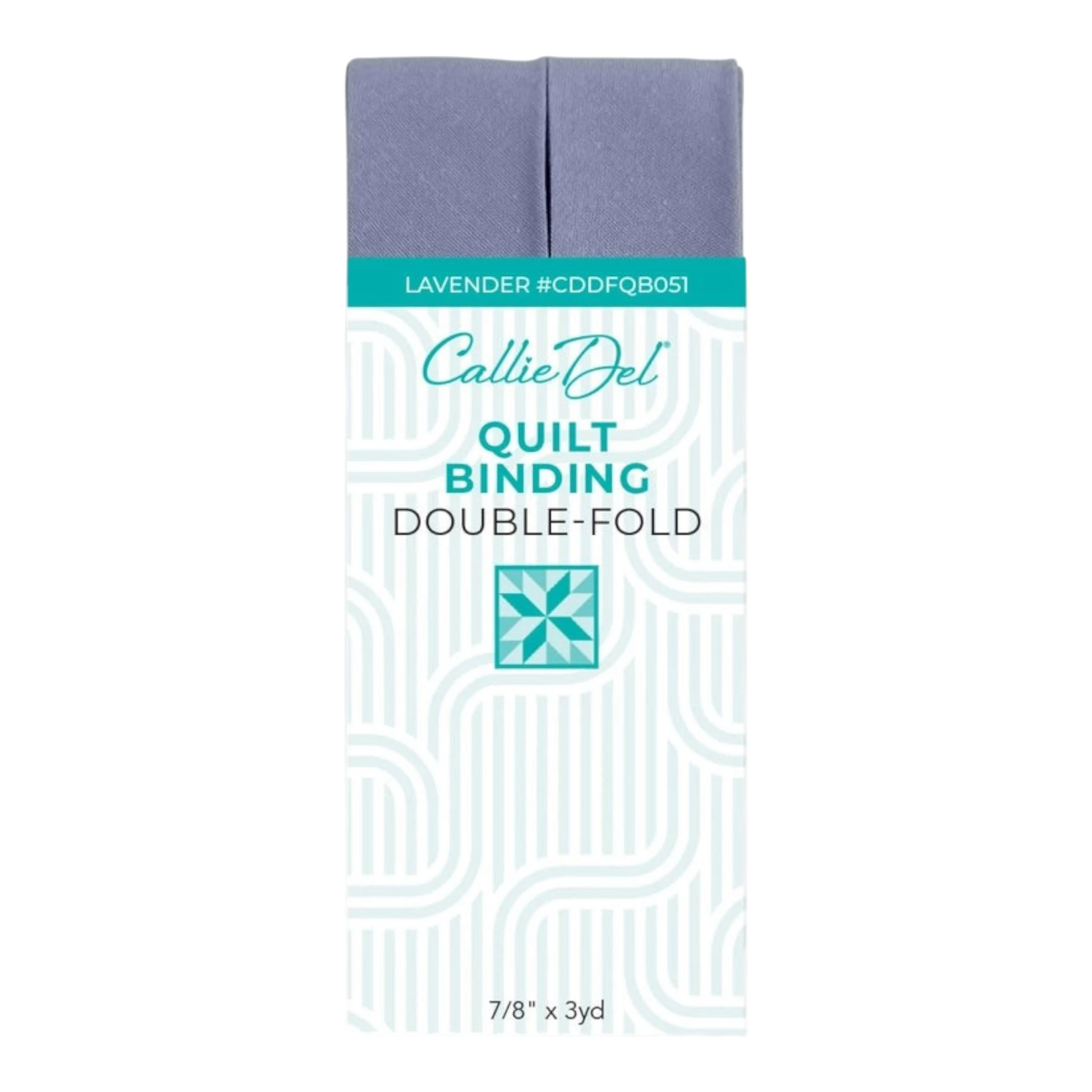 Double Fold Quilt Binding Lavendar , quilting and neat fabric finishing