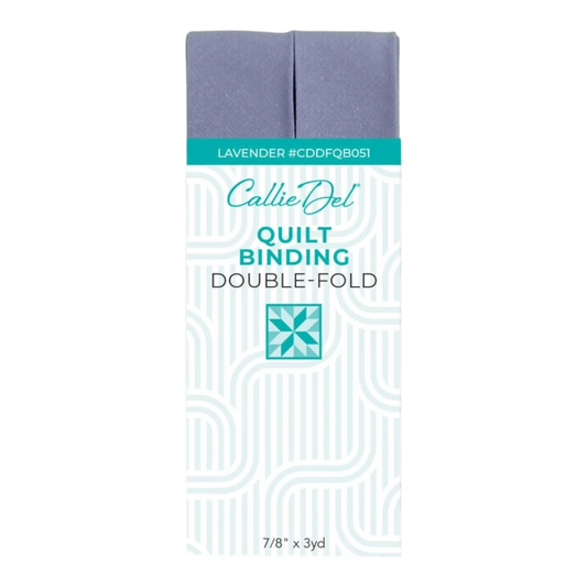 Double Fold Quilt Binding Lavendar , quilting and neat fabric finishing