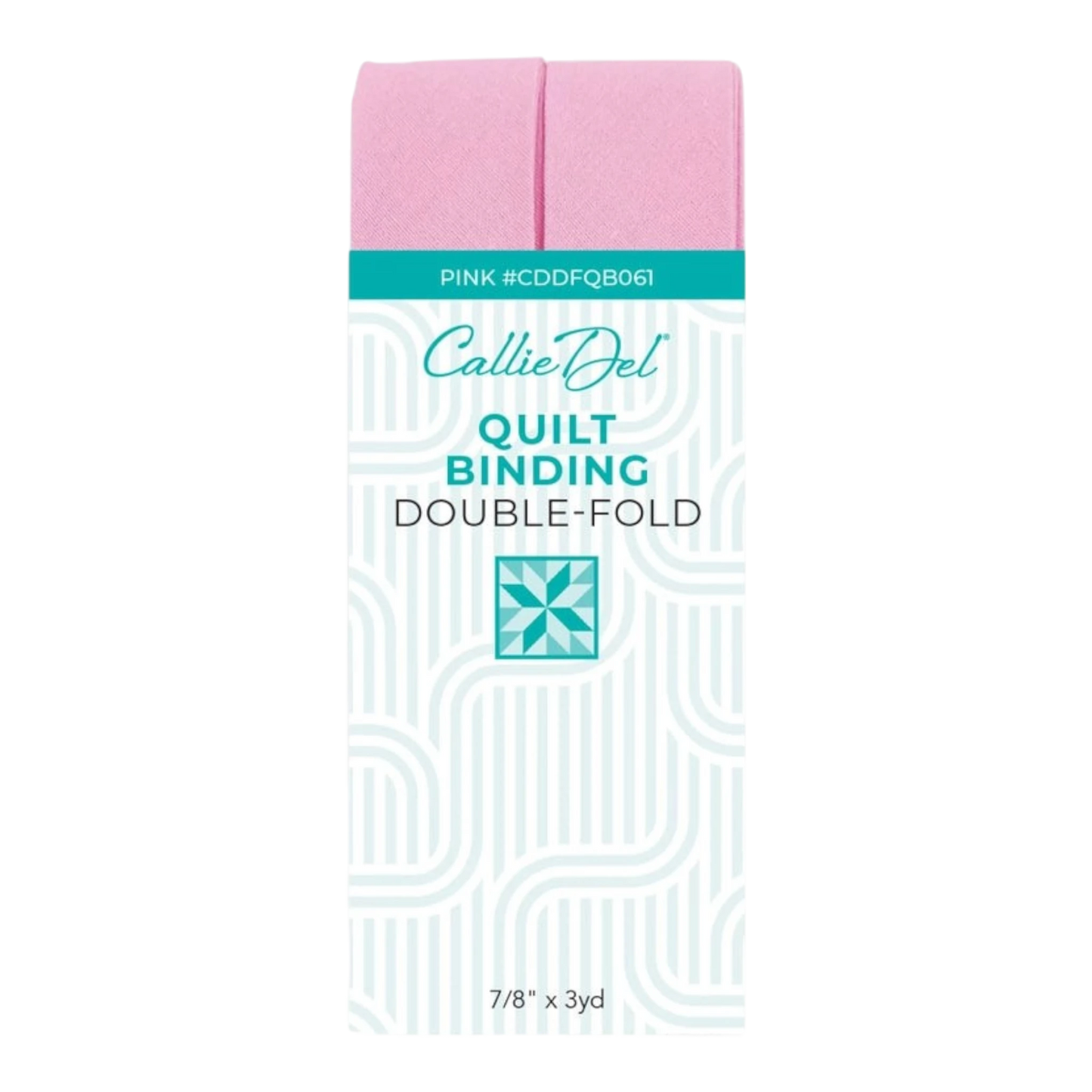 Double Fold Quilt Binding Pink , quilting and neat fabric finishing