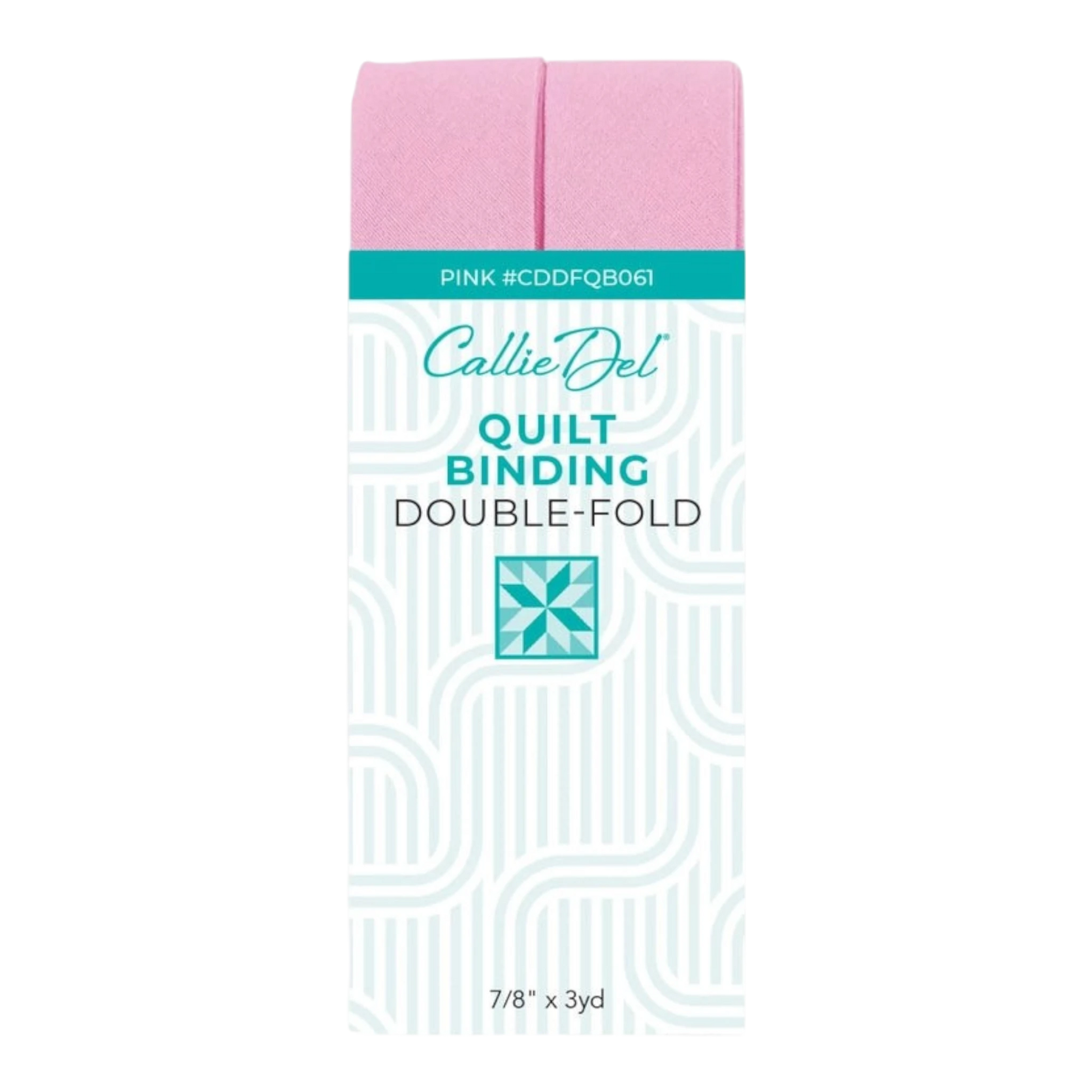 Double Fold Quilt Binding Pink , quilting and neat fabric finishing