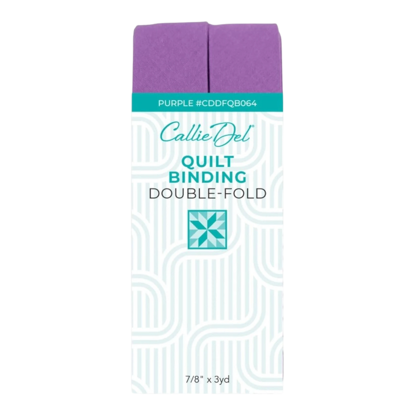 Double Fold Quilt Binding Purple , quilting and neat fabric finishing