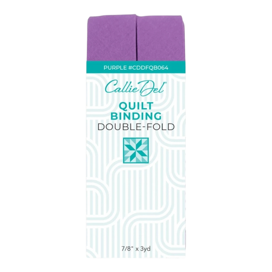 Double Fold Quilt Binding Purple , quilting and neat fabric finishing