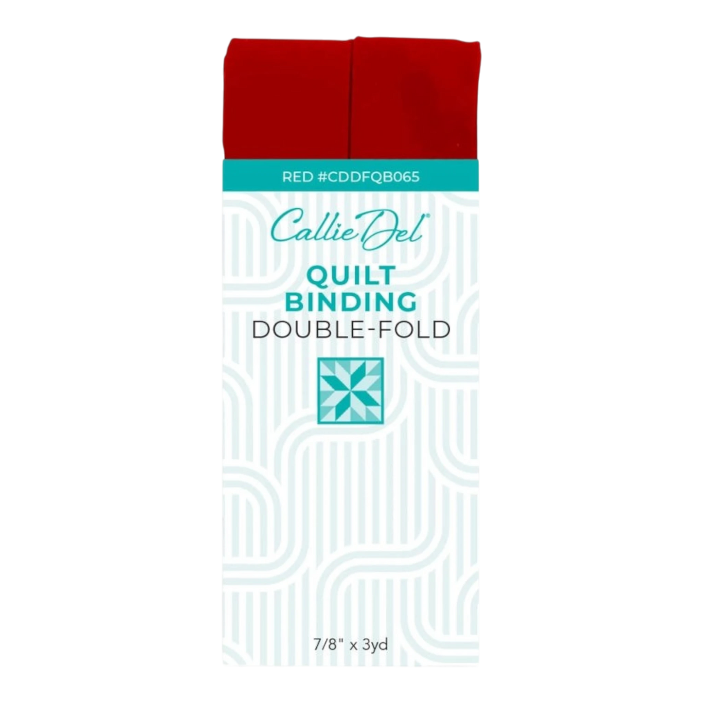 Double Fold Quilt Binding Red , quilting and neat fabric finishing