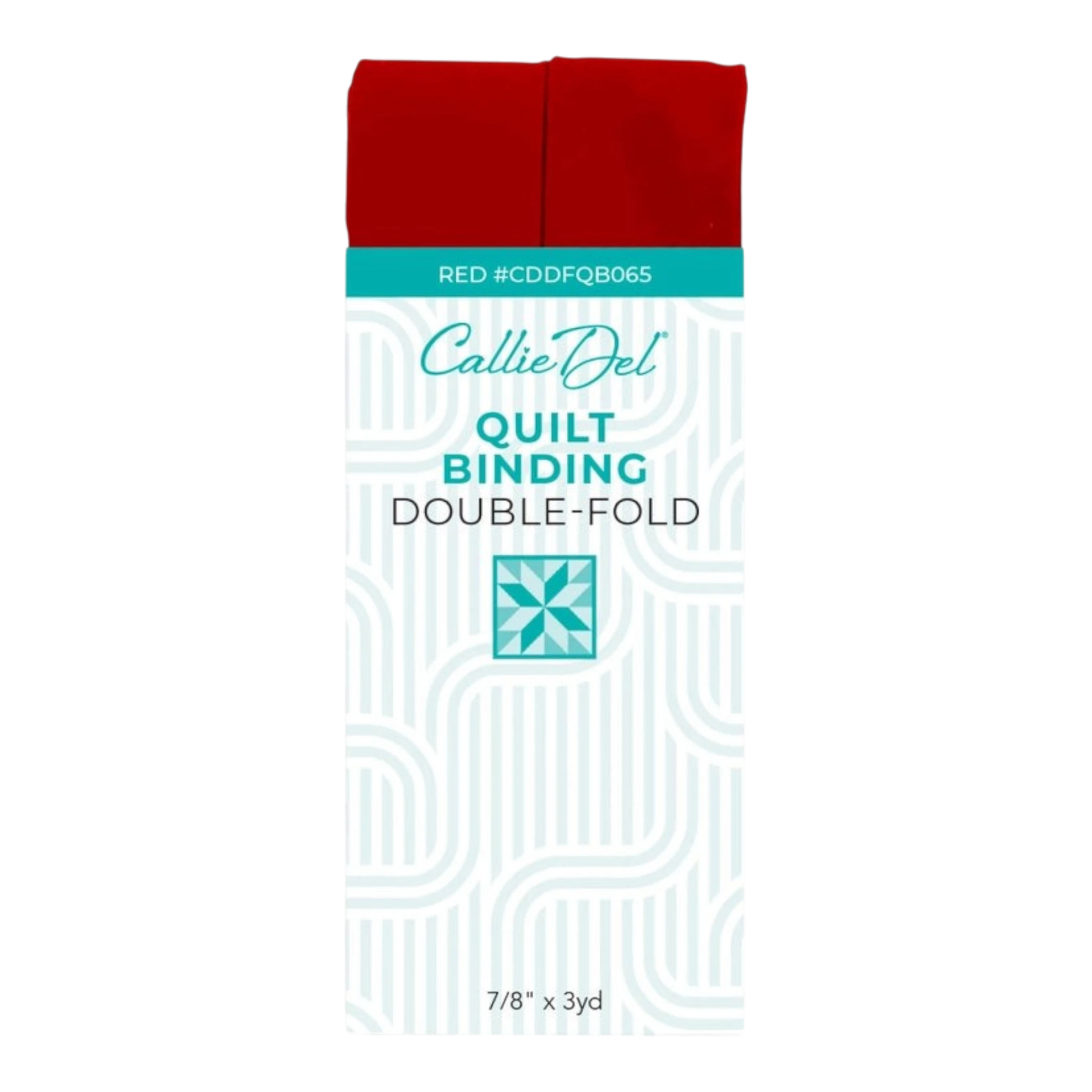 Double Fold Quilt Binding Red , quilting and neat fabric finishing