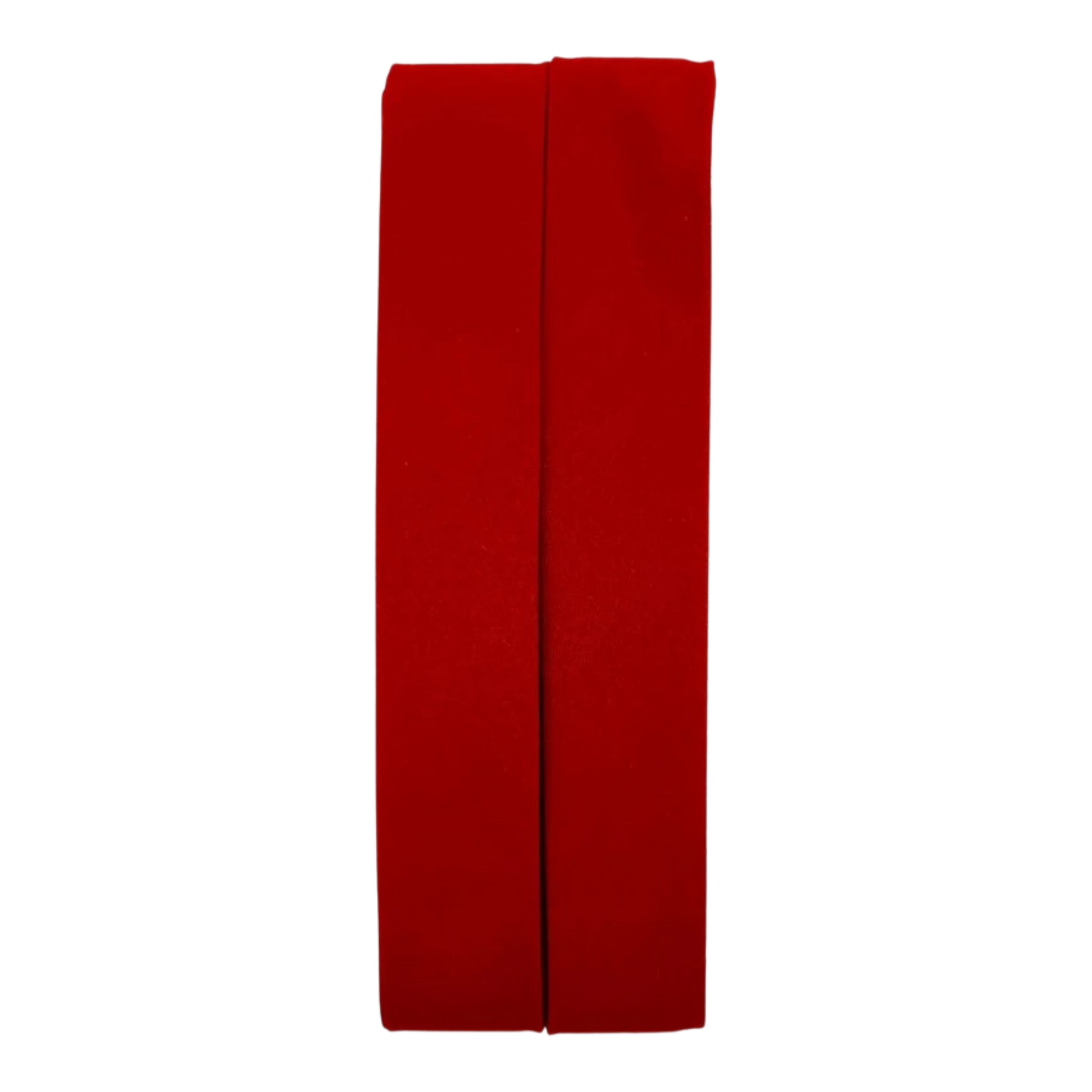 Double Fold Quilt Binding Red , quilting and neat fabric finishing