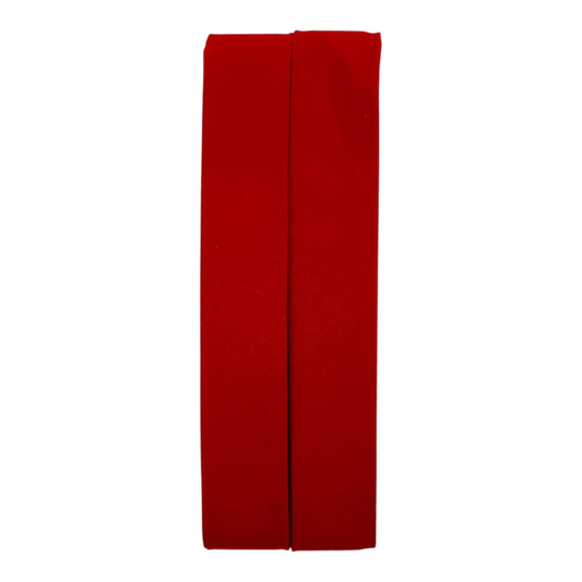 Double Fold Quilt Binding Red , quilting and neat fabric finishing