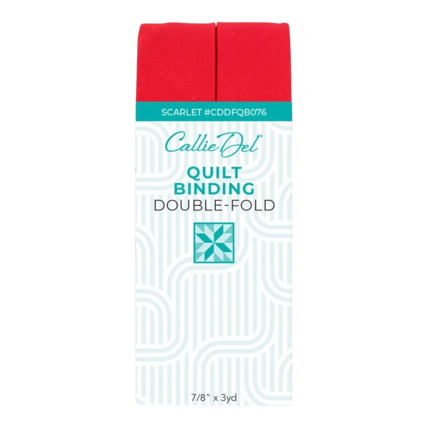 Double Fold Quilt Binding Scarlet , quilting and neat fabric finishing