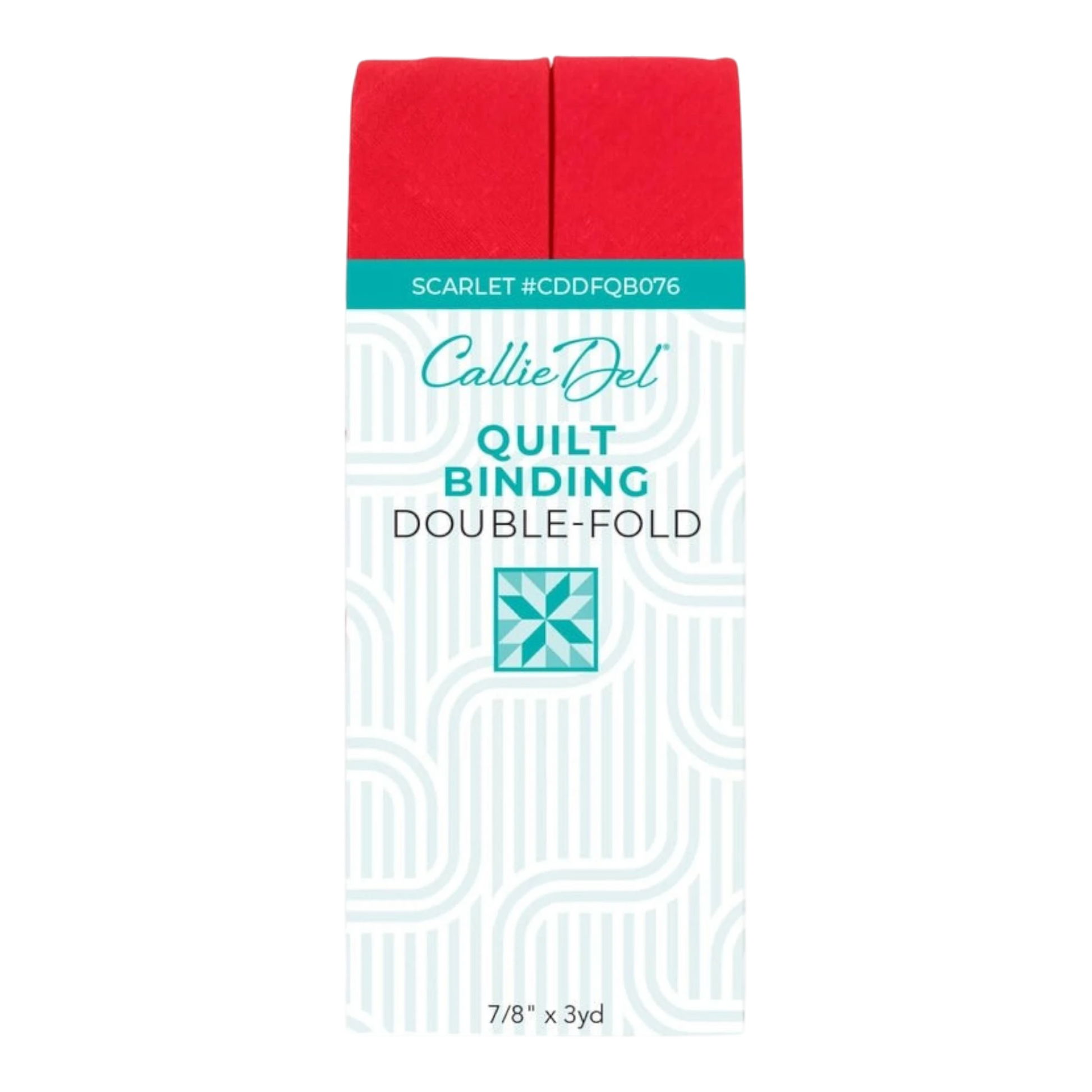 Double Fold Quilt Binding Scarlet , quilting and neat fabric finishing