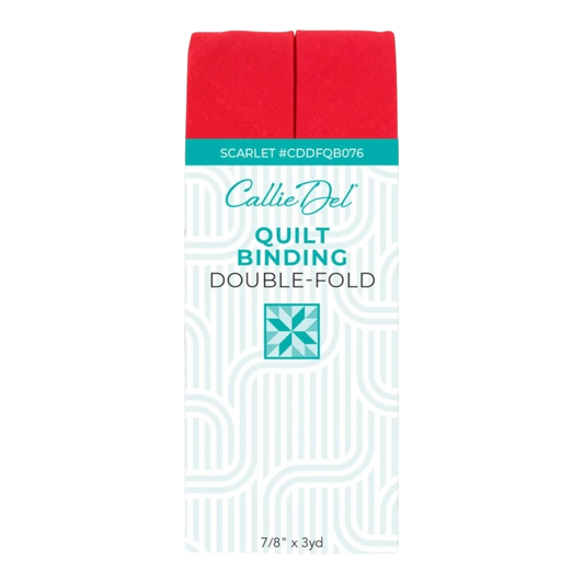 Double Fold Quilt Binding Scarlet , quilting and neat fabric finishing