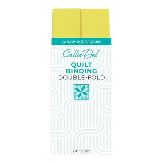 Double Fold Quilt Binding Canary , quilting and neat fabric finishing