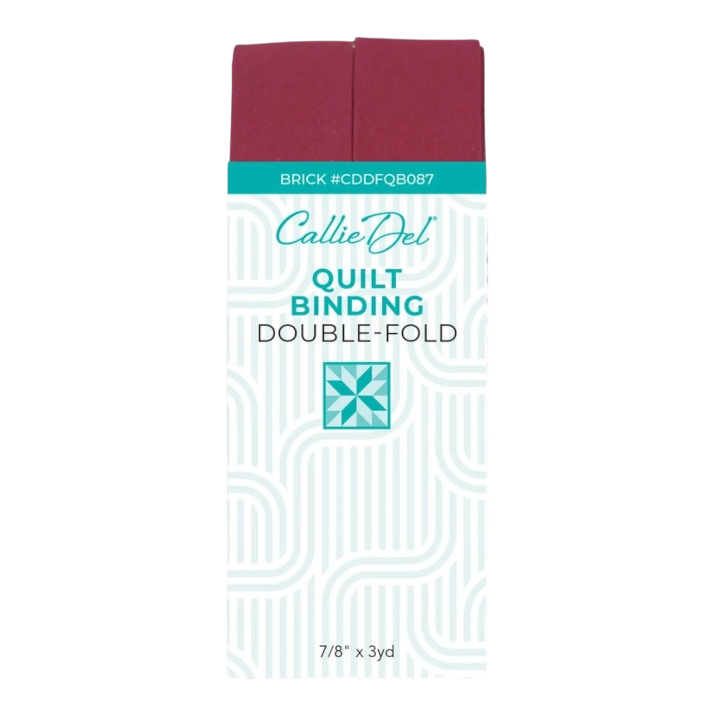 Double Fold Quilt Binding Brick , quilting and neat fabric finishing