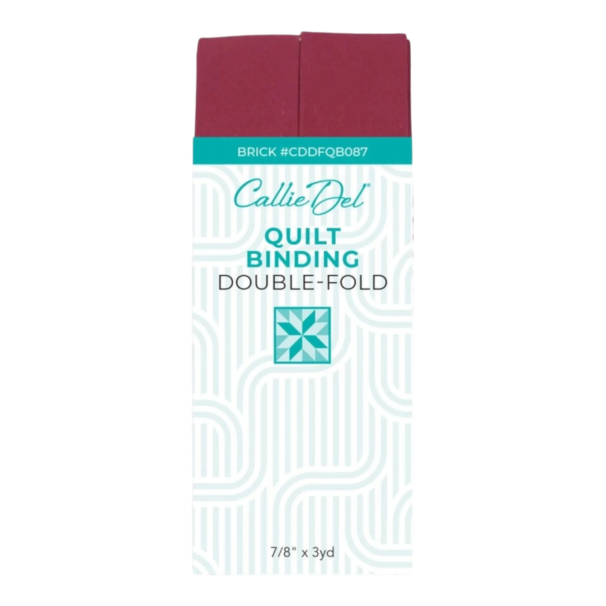 Double Fold Quilt Binding Brick , quilting and neat fabric finishing
