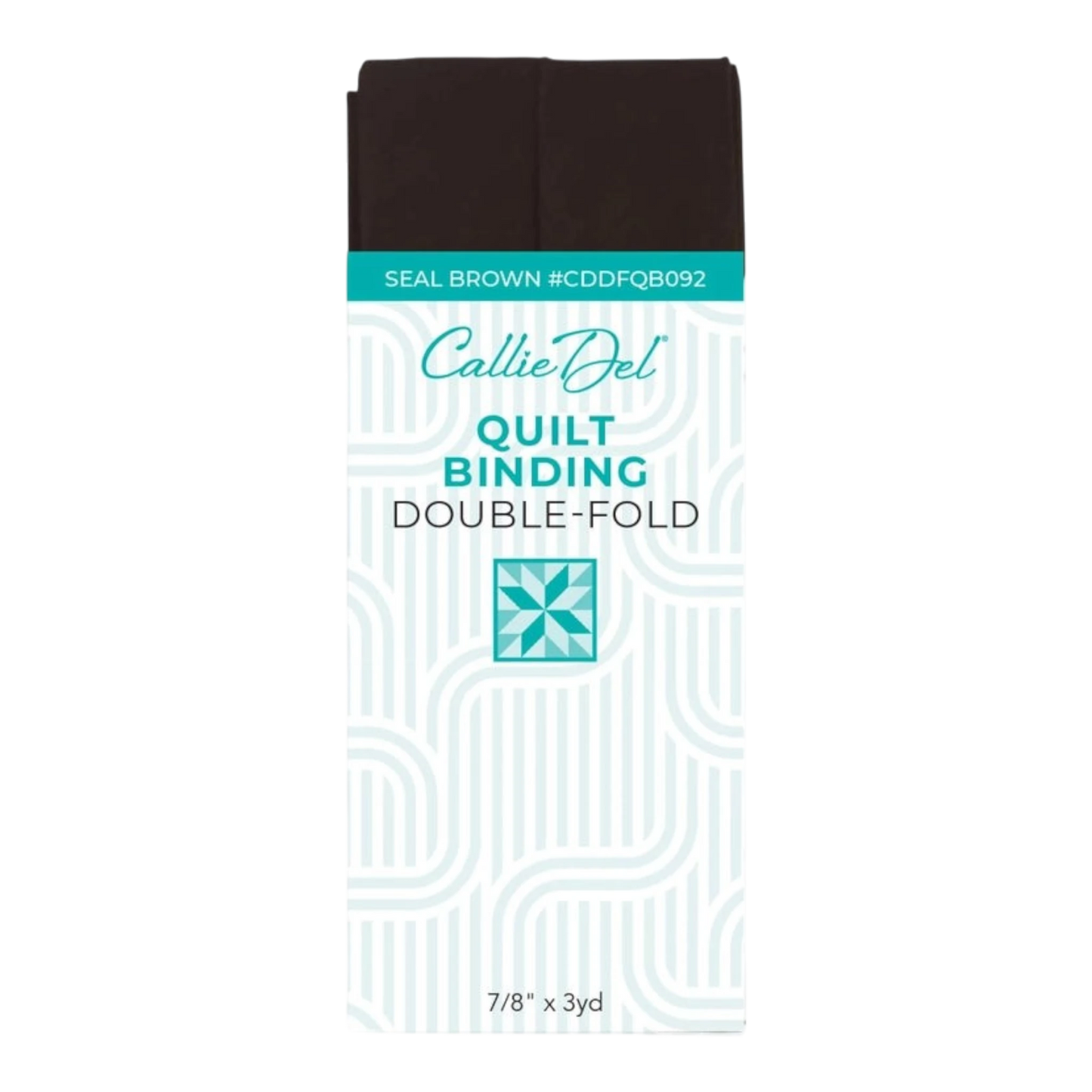 Double Fold Quilt Binding Seal Brown , quilting and neat fabric finishing