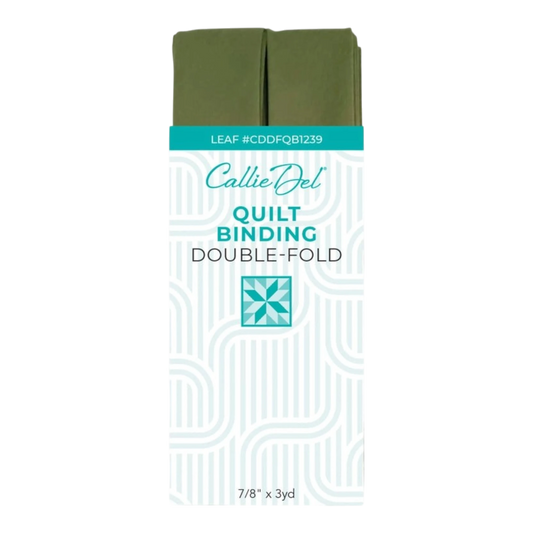 Double Fold Quilt Binding Leaf , quilting and neat fabric finishing