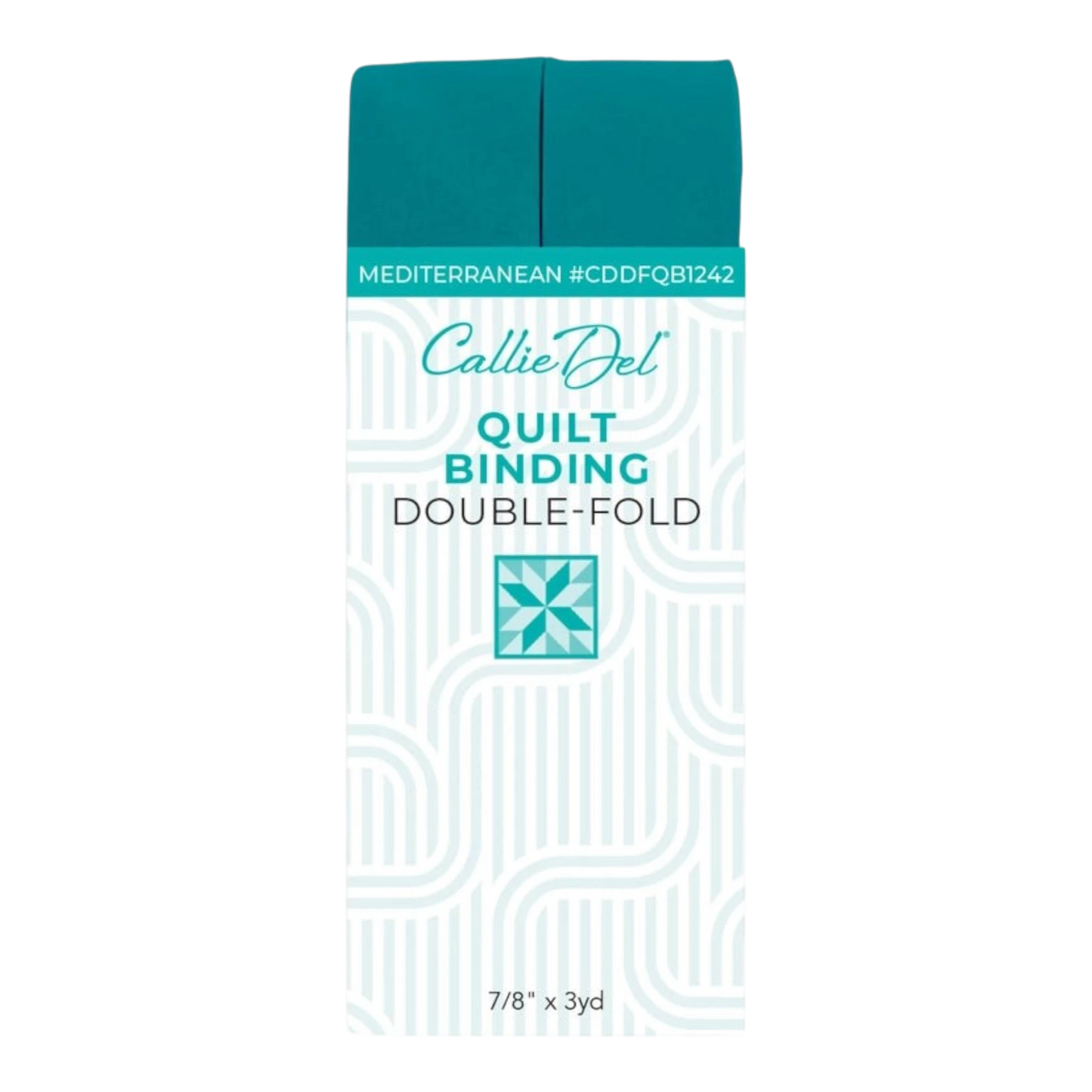 Double Fold Quilt Binding Mediterranean , quilting and neat fabric finishing